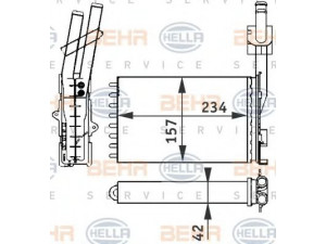 HELLA 8FH 351 313-051 šilumokaitis, salono šildymas 
 Šildymas / vėdinimas -> Šilumokaitis
77 01 032 297, 77 01 032 297