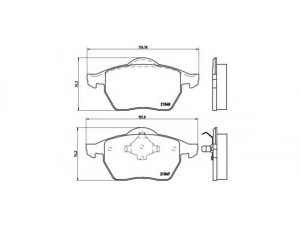 BREMBO P 85 039 stabdžių trinkelių rinkinys, diskinis stabdys 
 Techninės priežiūros dalys -> Papildomas remontas
1001095, 1027703, 1031843, 7M0698151