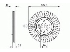 BOSCH 0 986 479 947 stabdžių diskas 
 Stabdžių sistema -> Diskinis stabdys -> Stabdžių diskas
5 69 061, 9184405, 9194477, 45 67 798