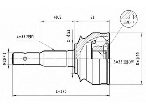 STATIM C.242 jungčių komplektas, kardaninis velenas 
 Ratų pavara -> Sujungimai/komplektas
374049, 374061