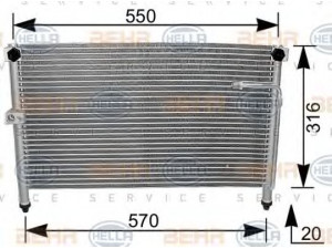 HELLA 8FC 351 037-041 kondensatorius, oro kondicionierius 
 Oro kondicionavimas -> Kondensatorius
GC3R-61-480