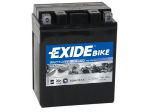 EXIDE AGM12-14 starterio akumuliatorius; starterio akumuliatorius 
 Elektros įranga -> Akumuliatorius