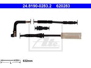 ATE 24.8190-0283.2 įspėjimo kontaktas, stabdžių trinkelių susidėvėjimas 
 Stabdžių sistema -> Susidėvėjimo indikatorius, stabdžių trinkelės
34 35 6 790 340