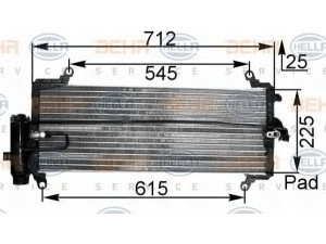 HELLA 8FC 351 300-461 kondensatorius, oro kondicionierius 
 Oro kondicionavimas -> Kondensatorius
46432041, 46432041