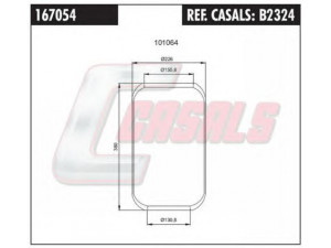 CASALS B2324 dėklas, pneumatinė pakaba
70377054