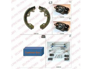 DELPHI 937 stabdžių trinkelių komplektas 
 Techninės priežiūros dalys -> Papildomas remontas