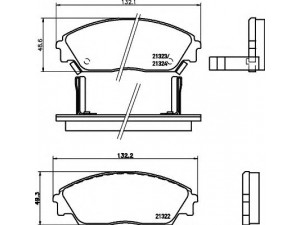 HELLA 8DB 355 005-661 stabdžių trinkelių rinkinys, diskinis stabdys 
 Techninės priežiūros dalys -> Papildomas remontas
45022SF1000, 45022SF1010, 45022SF1020