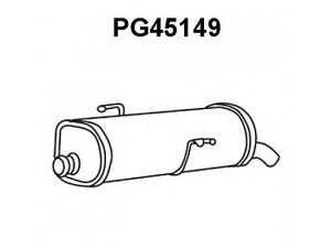 VENEPORTE PG45149 galinis duslintuvas 
 Išmetimo sistema -> Duslintuvas
1730T3