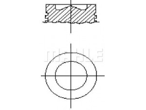 MAHLE ORIGINAL S21160 stūmoklis