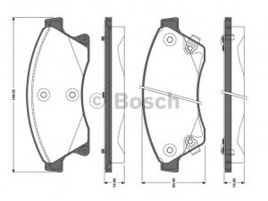 BOSCH 0 986 TB3 104 stabdžių trinkelių rinkinys, diskinis stabdys 
 Techninės priežiūros dalys -> Papildomas remontas
13301207