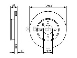 BOSCH 0 986 479 459 stabdžių diskas 
 Stabdžių sistema -> Diskinis stabdys -> Stabdžių diskas
51712 1C000, 51712 1C050