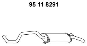 EBERSPÄCHER 95 11 8291 galinis duslintuvas 
 Išmetimo sistema -> Duslintuvas
6K5.253.609 AC, 6K5.253.609 L