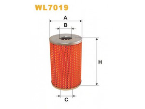 WIX FILTERS WL7019 alyvos filtras 
 Filtrai -> Alyvos filtras
5011885, 0001800009, 0001844302