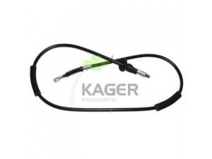 KAGER 19-6303 trosas, stovėjimo stabdys 
 Stabdžių sistema -> Valdymo svirtys/trosai
MR955260, 4544200485