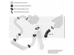 BORG & BECK BTH1192 kompresoriaus padavimo žarna 
 Išmetimo sistema -> Turbokompresorius
11617799389