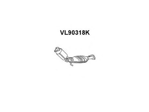 VENEPORTE VL90318K katalizatoriaus keitiklis 
 Išmetimo sistema -> Katalizatoriaus keitiklis
8603156, 8642990