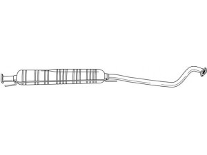 AKS DASIS SG40493 vidurinis duslintuvas