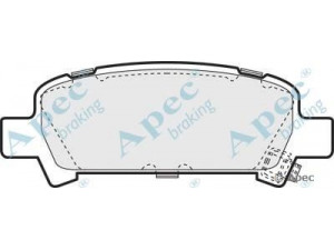 APEC braking PAD1143 stabdžių trinkelių rinkinys, diskinis stabdys 
 Techninės priežiūros dalys -> Papildomas remontas
26292AE020, 26296FC001, 26296FC002