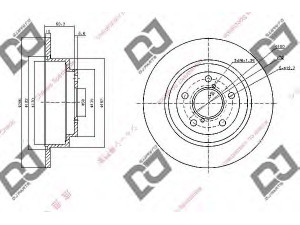 DJ PARTS BD1071 stabdžių diskas 
 Dviratė transporto priemonės -> Stabdžių sistema -> Stabdžių diskai / priedai
26310-AA040, 26310-AA050, 26310-AA051