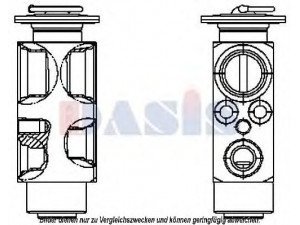 AKS DASIS 840177N išsiplėtimo vožtuvas, oro kondicionavimas 
 Oro kondicionavimas -> Vožtuvai
81619670020