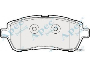 APEC braking PAD1841 stabdžių trinkelių rinkinys, diskinis stabdys 
 Techninės priežiūros dalys -> Papildomas remontas
1550219, 1676630