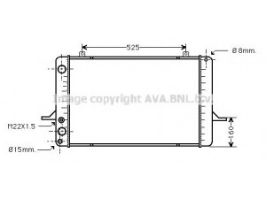 AVA QUALITY COOLING FDA2035 radiatorius, variklio aušinimas