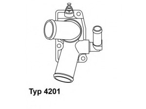WAHLER 4201.92D termostatas, aušinimo skystis 
 Aušinimo sistema -> Termostatas/tarpiklis -> Thermostat
13 38 009, 13 38 097, 24 435 781