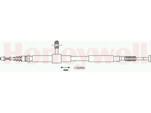 BENDIX 433032B trosas, stovėjimo stabdys 
 Stabdžių sistema -> Valdymo svirtys/trosai
46542828, 46847297