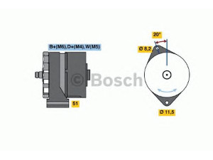 BOSCH 0 986 032 710 kintamosios srovės generatorius 
 Elektros įranga -> Kint. sr. generatorius/dalys -> Kintamosios srovės generatorius
1509425, 1578139, 1578938, 5001782