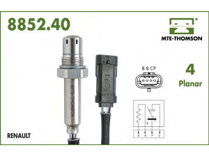 MTE-THOMSON 8852.40.045 lambda jutiklis 
 Išmetimo sistema -> Jutiklis/zondas
4408954, 91160174, 6LS001, 77 00 107 433