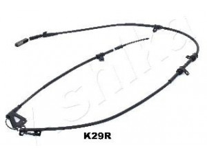 ASHIKA 131-0K-K29R trosas, stovėjimo stabdys 
 Stabdžių sistema -> Valdymo svirtys/trosai
597704D800, 597704D800