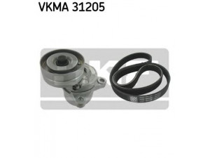 SKF VKMA 31205 V formos rumbuotas diržas, komplektas 
 Techninės priežiūros dalys -> Techninės priežiūros intervalai
032 145 299 C, 032 145 933 T, 6K0 145 299