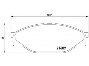 BREMBO P 83 023 stabdžių trinkelių rinkinys, diskinis stabdys 
 Techninės priežiūros dalys -> Papildomas remontas
0446523040, 0446526030, 0446526040