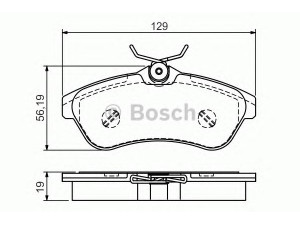 BOSCH 0 986 495 064 stabdžių trinkelių rinkinys, diskinis stabdys 
 Techninės priežiūros dalys -> Papildomas remontas
4253 72, 4252 37