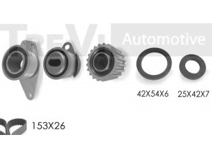 TREVI AUTOMOTIVE KD1094S paskirstymo diržo komplektas 
 Techninės priežiūros dalys -> Papildomas remontas
