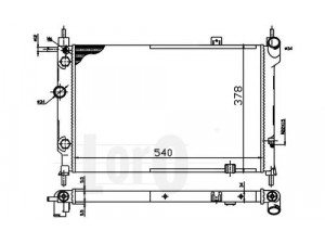LORO 037-017-0039 radiatorius, variklio aušinimas 
 Aušinimo sistema -> Radiatorius/alyvos aušintuvas -> Radiatorius/dalys
1300111, 1300132, 1302111, 52456308