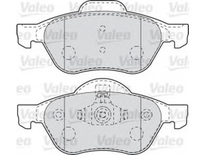 VALEO 601012 stabdžių trinkelių rinkinys, diskinis stabdys 
 Techninės priežiūros dalys -> Papildomas remontas
410600012R, 410601237R, 7701209100