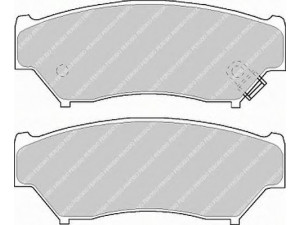 FERODO FSL1020 stabdžių trinkelių rinkinys, diskinis stabdys 
 Techninės priežiūros dalys -> Papildomas remontas
5520045870DOM, 5520056831, 5520056870