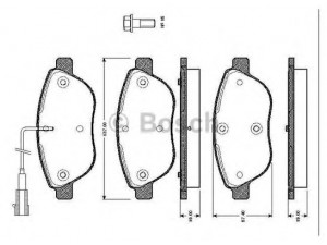 BOSCH 0 986 TB2 415 stabdžių trinkelių rinkinys, diskinis stabdys 
 Techninės priežiūros dalys -> Papildomas remontas
77362092, 77362195, 77362712, 77363420