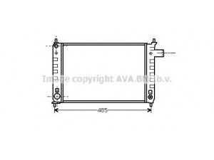 AVA QUALITY COOLING OL2046 radiatorius, variklio aušinimas 
 Aušinimo sistema -> Radiatorius/alyvos aušintuvas -> Radiatorius/dalys
1302199, 90144059