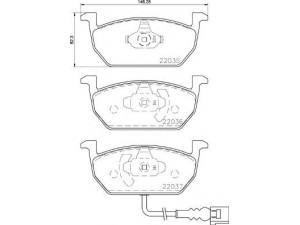 BREMBO P 85 137 stabdžių trinkelių rinkinys, diskinis stabdys 
 Techninės priežiūros dalys -> Papildomas remontas
5Q0698151C, 5Q0698151C, 5Q0698151C