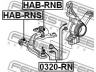 FEBEST HAB-RNB valdymo svirties/išilginių svirčių įvorė
51350-SMA-030, 51360-SMA-030