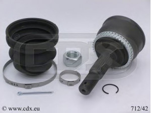 CDX 712/42 jungčių komplektas, kardaninis velenas 
 Ratų pavara -> Sujungimai/komplektas
