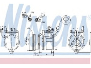 NISSENS 89255 kompresorius, oro kondicionierius 
 Oro kondicionavimas -> Kompresorius/dalys
97701-07100, 9770107100, 9770107110