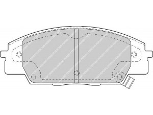 FERODO FDB1444 stabdžių trinkelių rinkinys, diskinis stabdys 
 Techninės priežiūros dalys -> Papildomas remontas
45022S2AE01, 45022S2AE10, 45022S2AE50