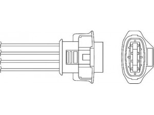 BERU OZH110 lambda jutiklis 
 Variklis -> Variklio elektra
0855366, 0855390