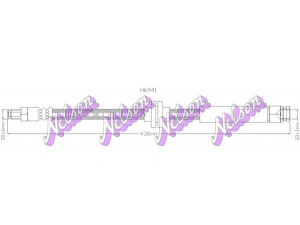 Brovex-Nelson H6941 stabdžių žarnelė 
 Stabdžių sistema -> Stabdžių žarnelės
4806G7, 4806P5, 1367814080, 51725096