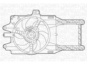MAGNETI MARELLI 069422028010 ventiliatorius, radiatoriaus 
 Aušinimo sistema -> Oro aušinimas
46763326, 46763326