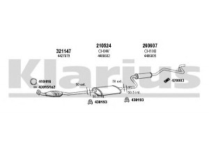 KLARIUS 220009E išmetimo sistema 
 Išmetimo sistema -> Išmetimo sistema, visa