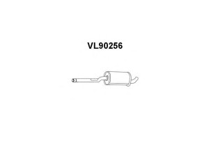 VENEPORTE VL90256 vidurinis duslintuvas 
 Išmetimo sistema -> Duslintuvas
3531554